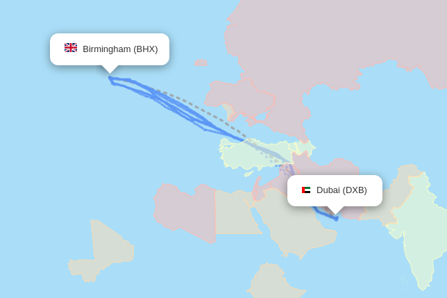 BHX-DXB