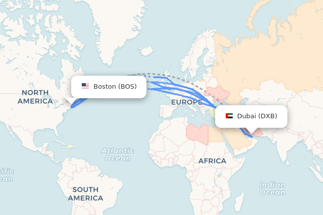BOS-DXB