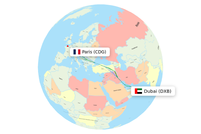 CDG-DXB