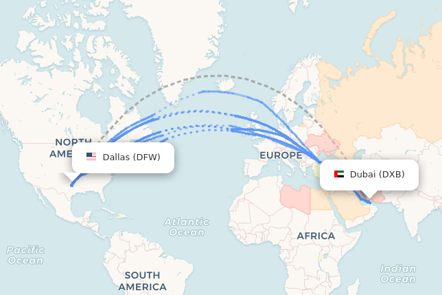 DFW-DXB