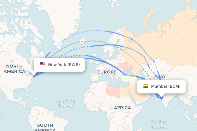 EWR-BOM