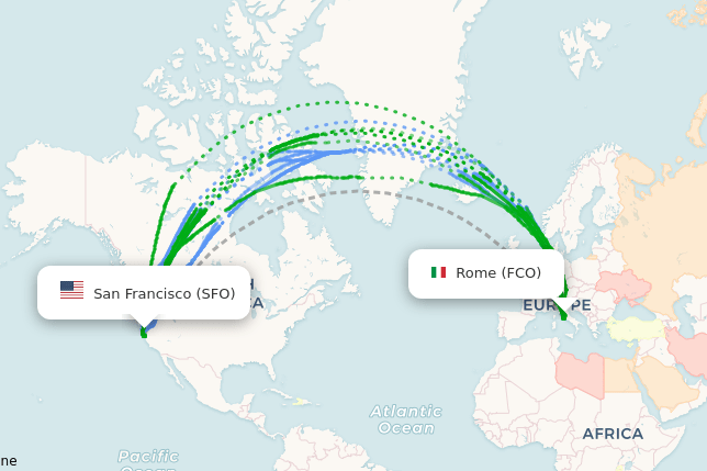FCO-SFO