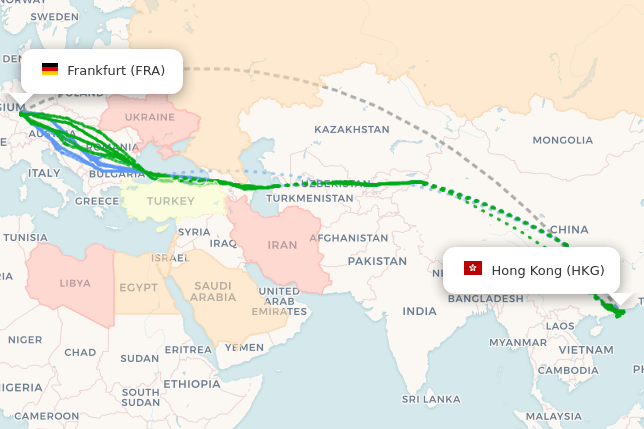 Wie Lange Fliegt Man Von Frankfurt Nach Hongkong