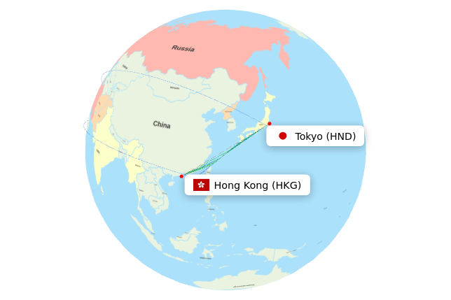 Actual flight paths from Tokyo to Hong Kong - flightpaths.com Actual flight paths from Tokyo to Hong Kong - flightpaths.com