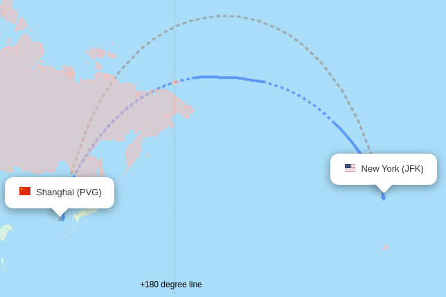 PVG-JFK